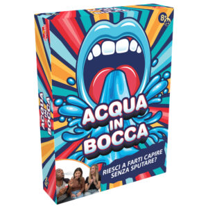 Acqua in bocca - dagli 8 anni - party game divertente per amici e famiglia  - gioco di squadra per indovinare il maggior numero di parole - 