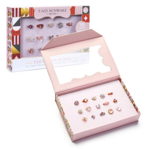 Set di 15 anelli fao schwarz® tiny glam - FAO Schwarz