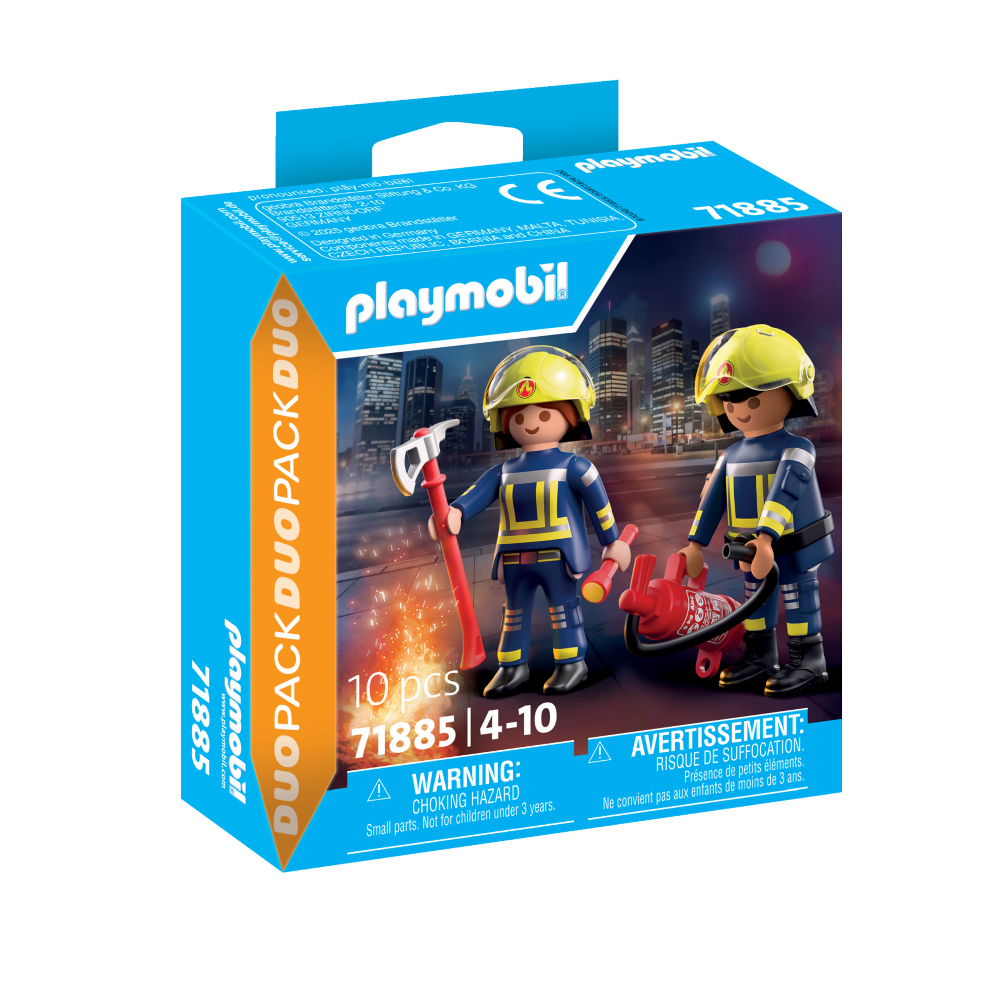 Playmobil duopack 71885 - squadra pompieri - dai 4 anni - Playmobil