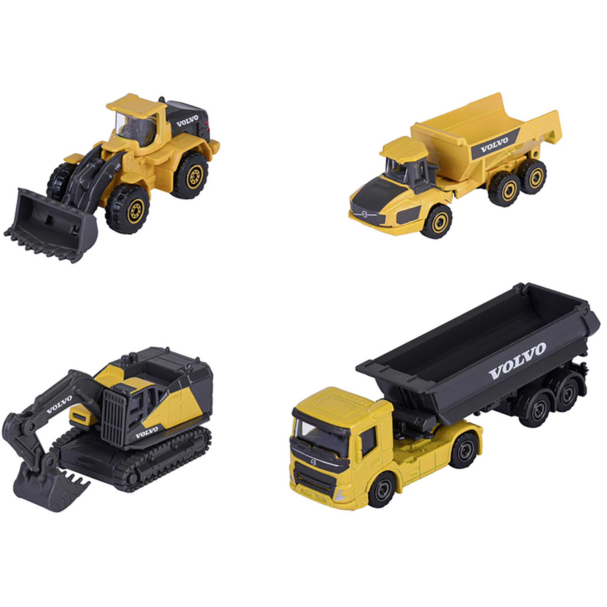 Majorette set volvo construction cm 7,5, modelli assortiti - MAJORETTE