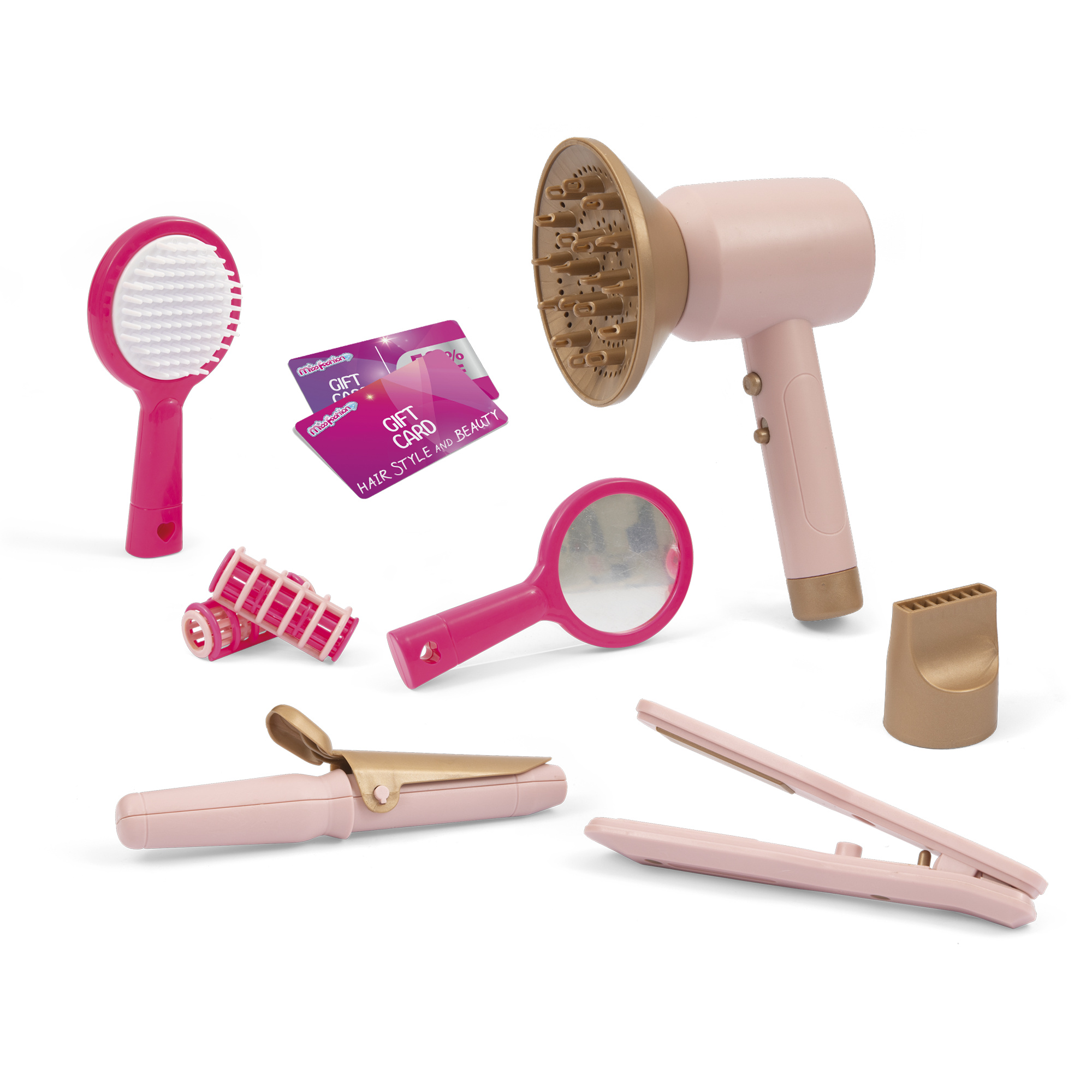 Set parrucchiera – gioco di ruolo con phon e accessori - MISS FASHION