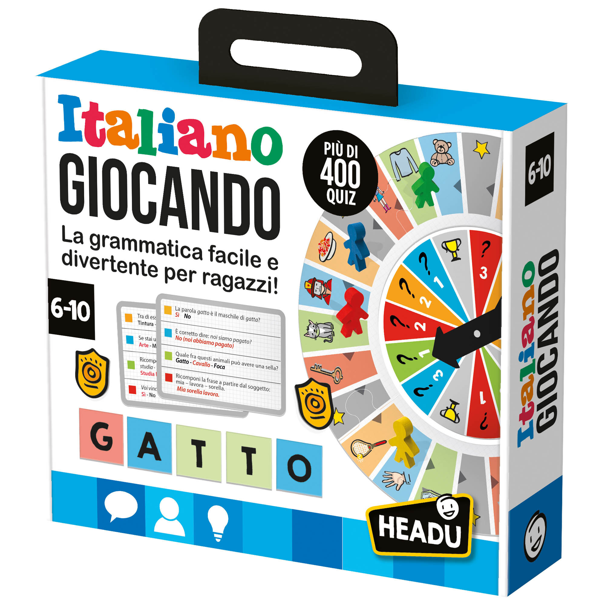 Italiano giocando - la grammatica facile e divertente - HEADU