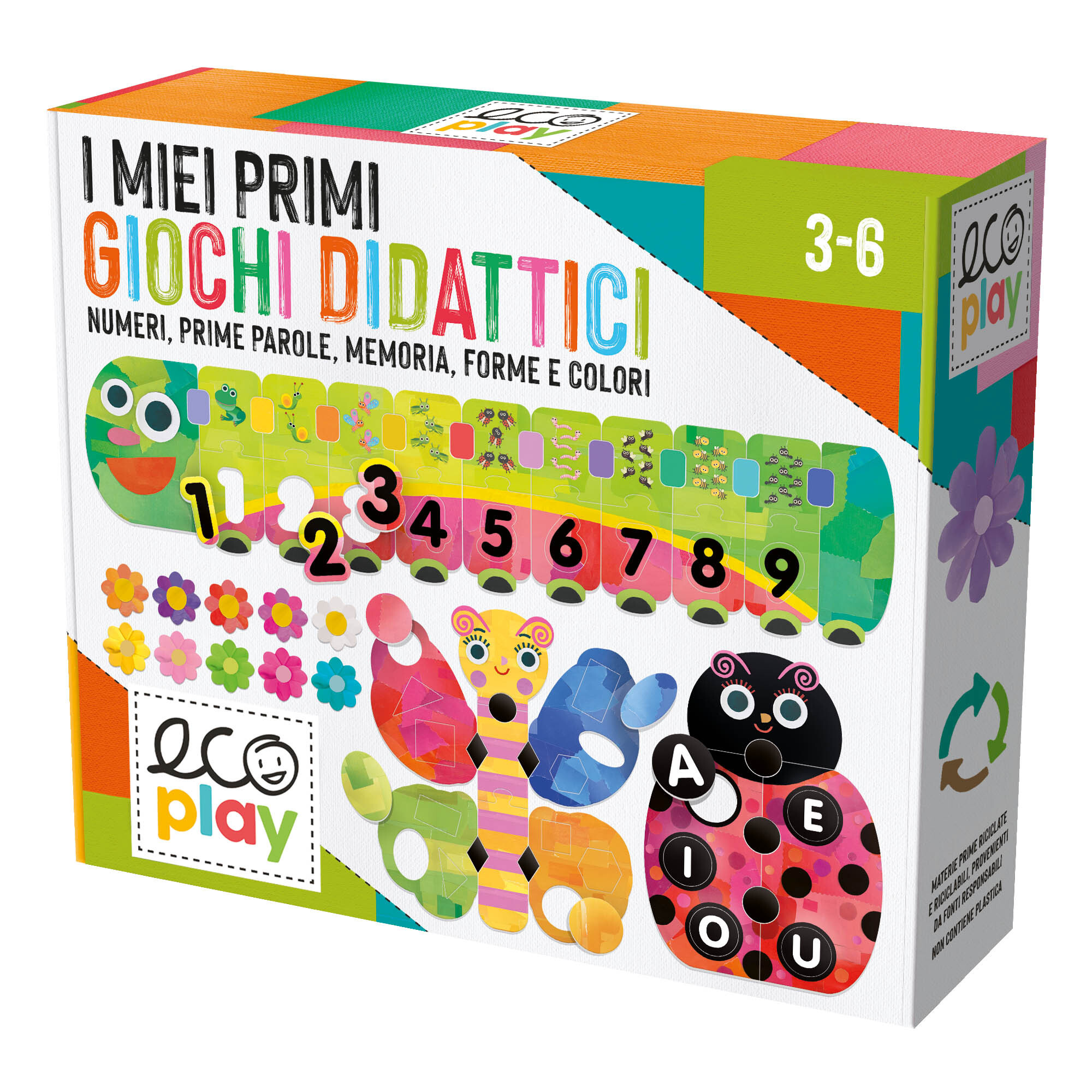 I miei primi giochi didattici - numeri, parole, forme e colori - HEADU
