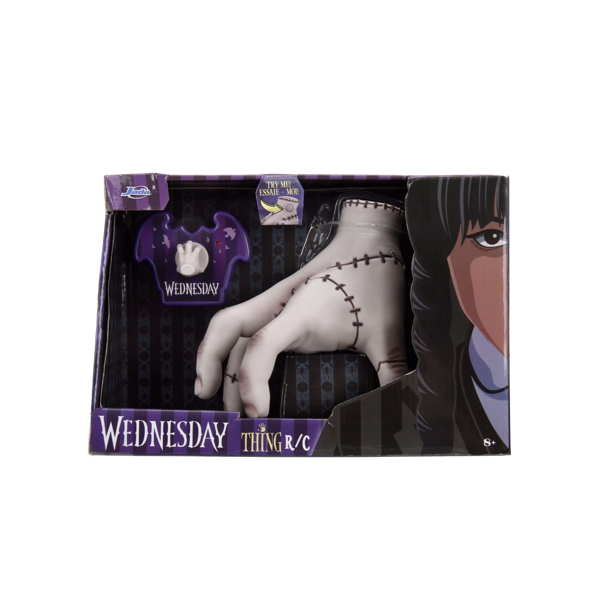 Jada - radiocomando mano, +8 anni, cm 18, mercoledì addams, 2 canali, - INVINCIBLE HEROES