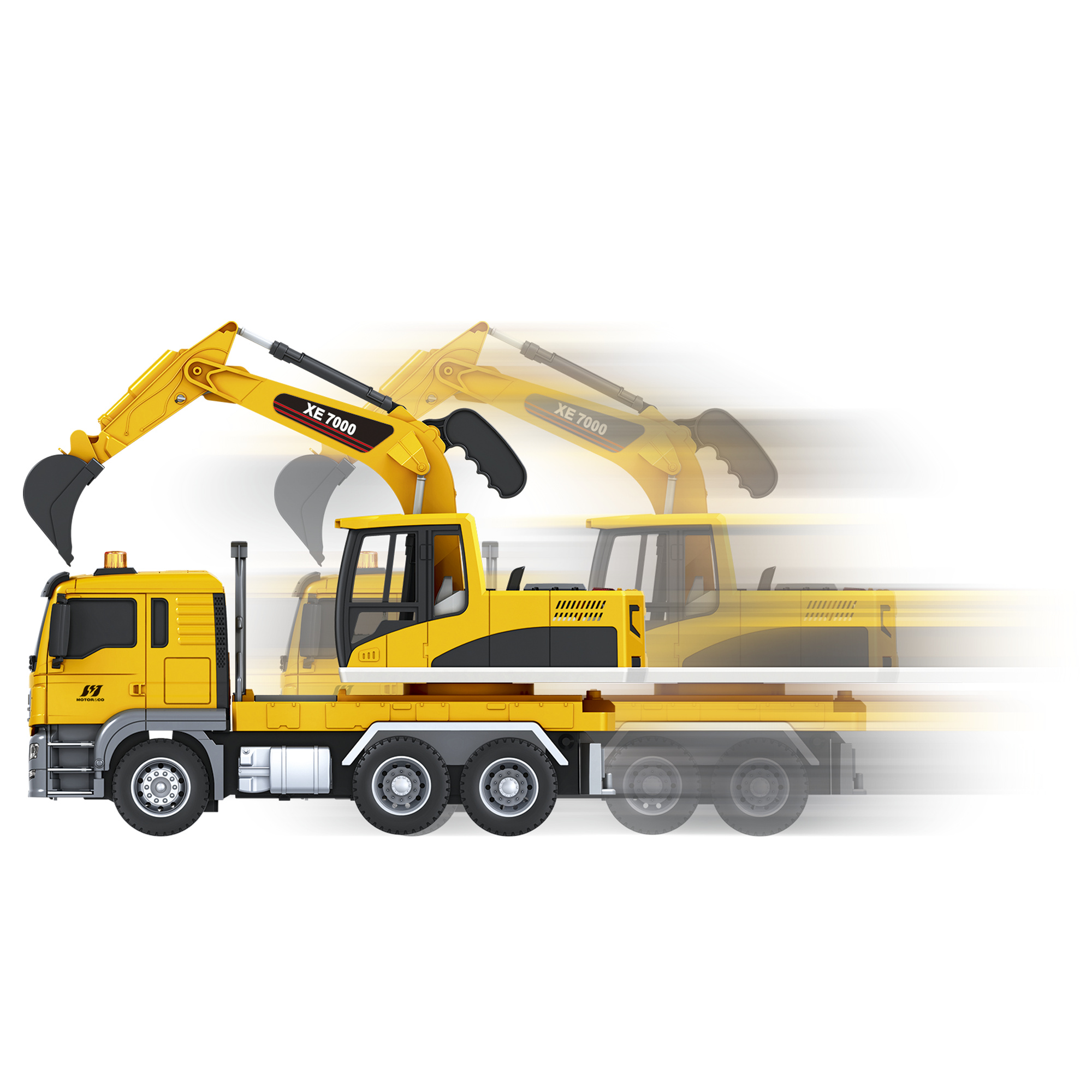 Escavatore con cabina e braccio mobili - MOTOR & CO.