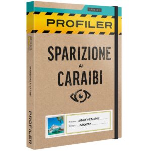 Profiler - sparizione ai caraibi - ms edizioni - gioco investigativo - 