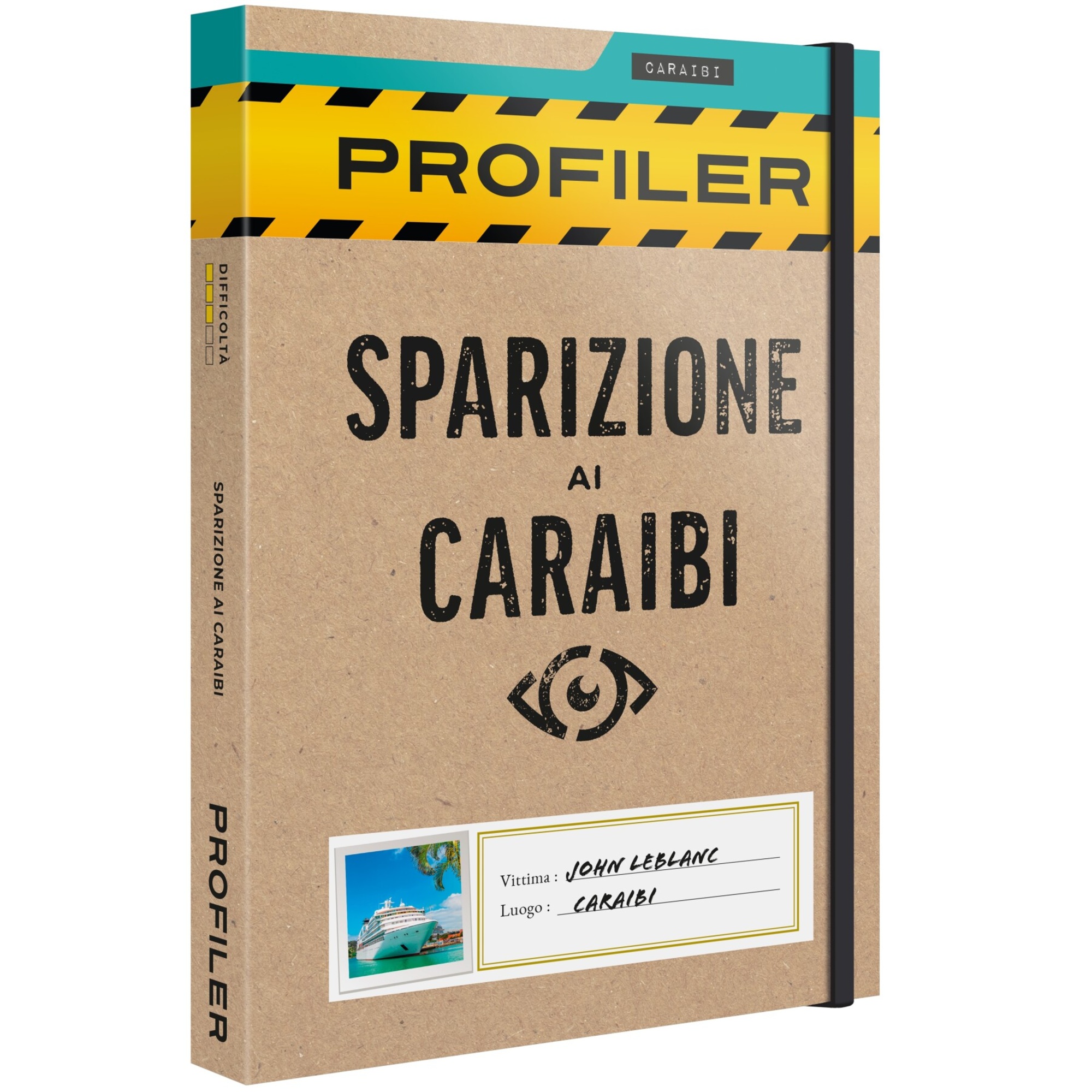 Profiler - sparizione ai caraibi - ms edizioni - gioco investigativo - 