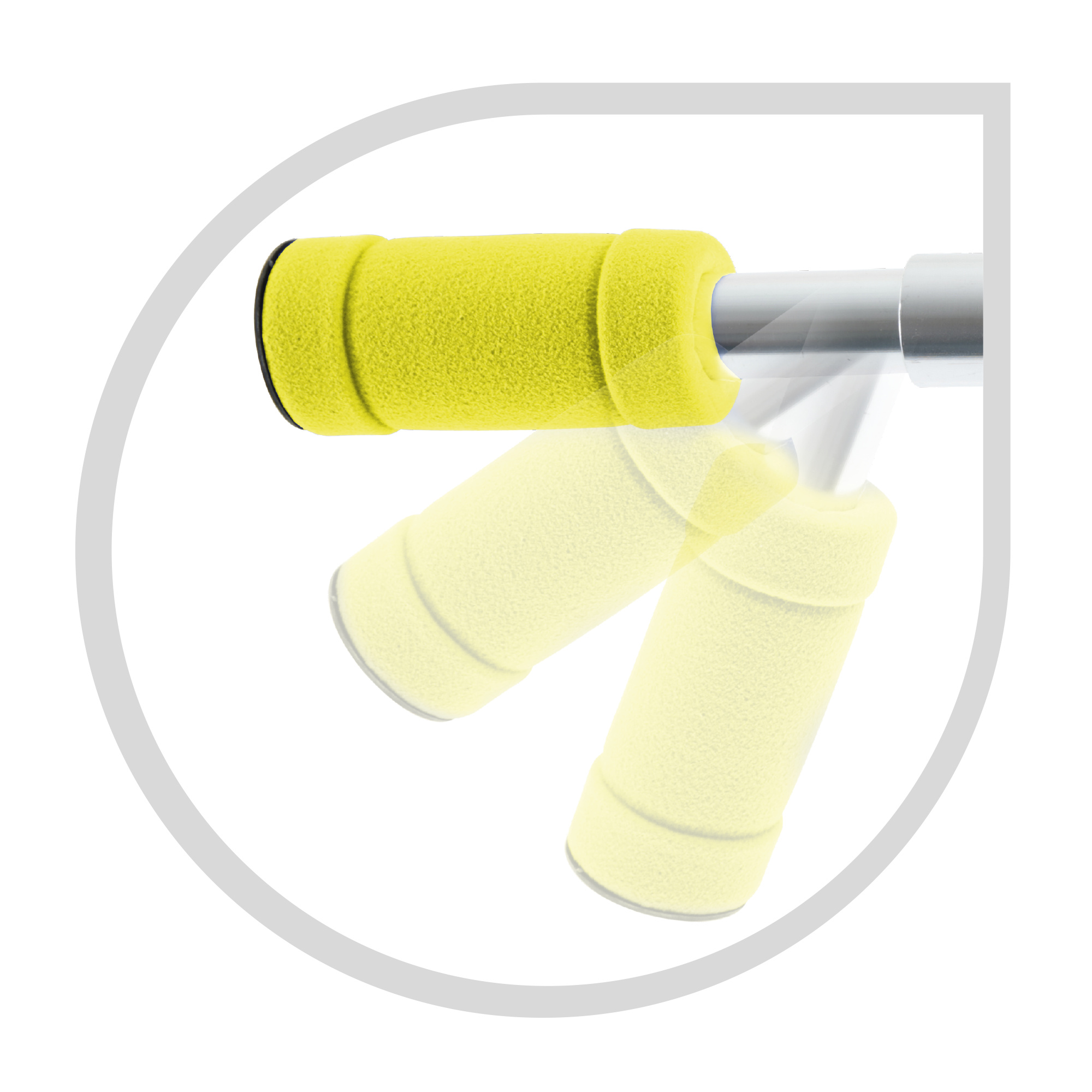 Monopattino con ruote pu 15 cm, telaio in metallo, manubrio regolabile, pieghevole e leggero – massimo 100 kg - SUN&SPORT