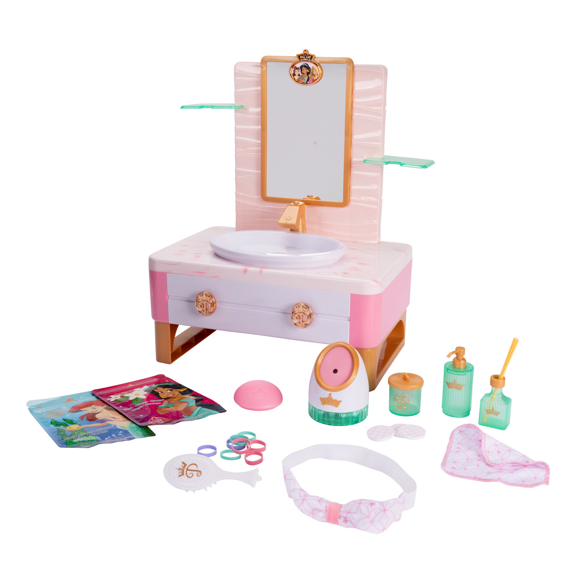 Disney princess style collection - deluxe day spa con lavabo giocattolo - DISNEY PRINCESS