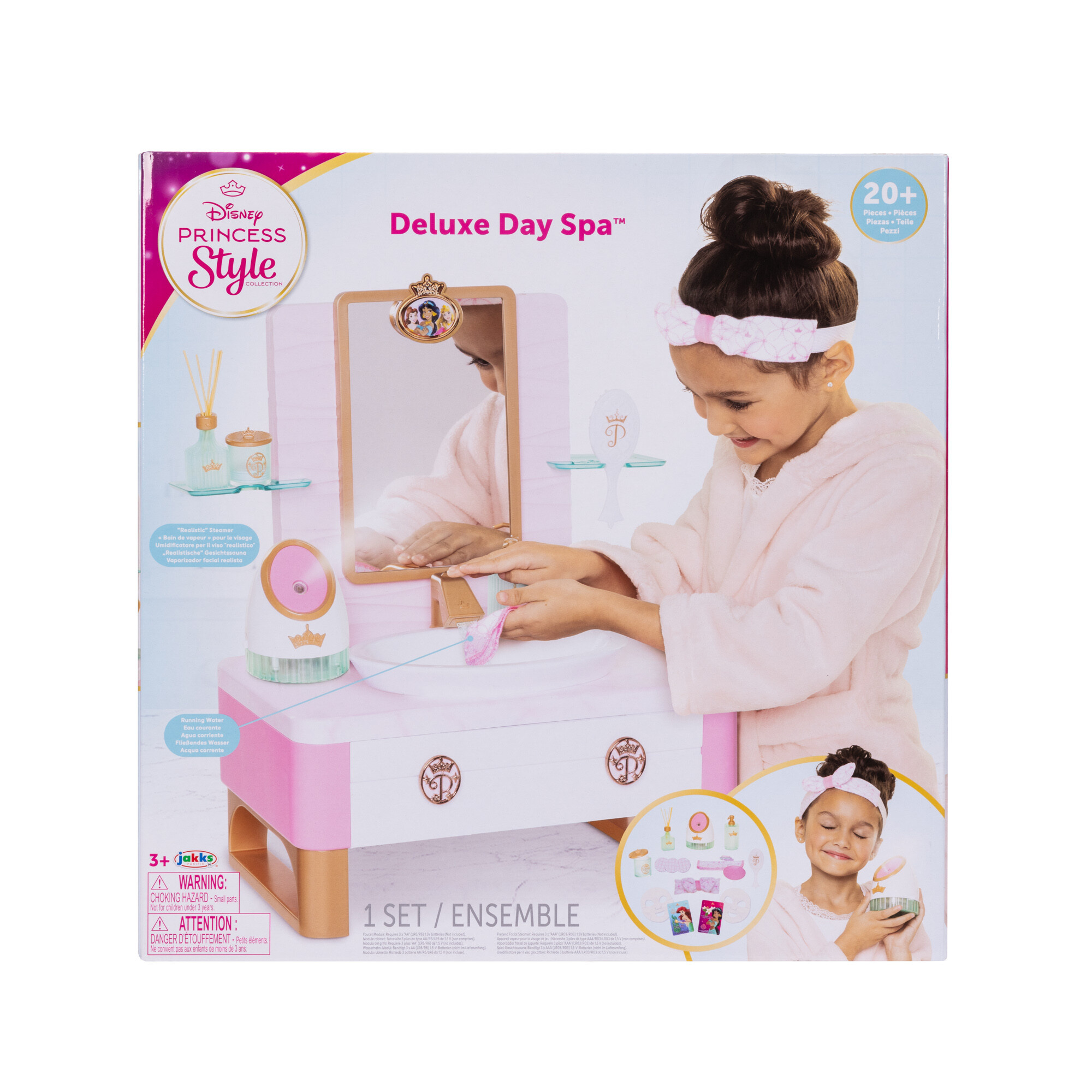 Disney princess style collection - deluxe day spa con lavabo giocattolo - DISNEY PRINCESS