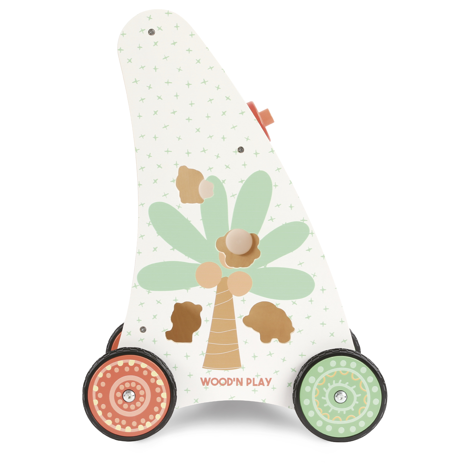 Carrellino primi passi con attività educative e giochi interattivi - WOOD 'N' PLAY