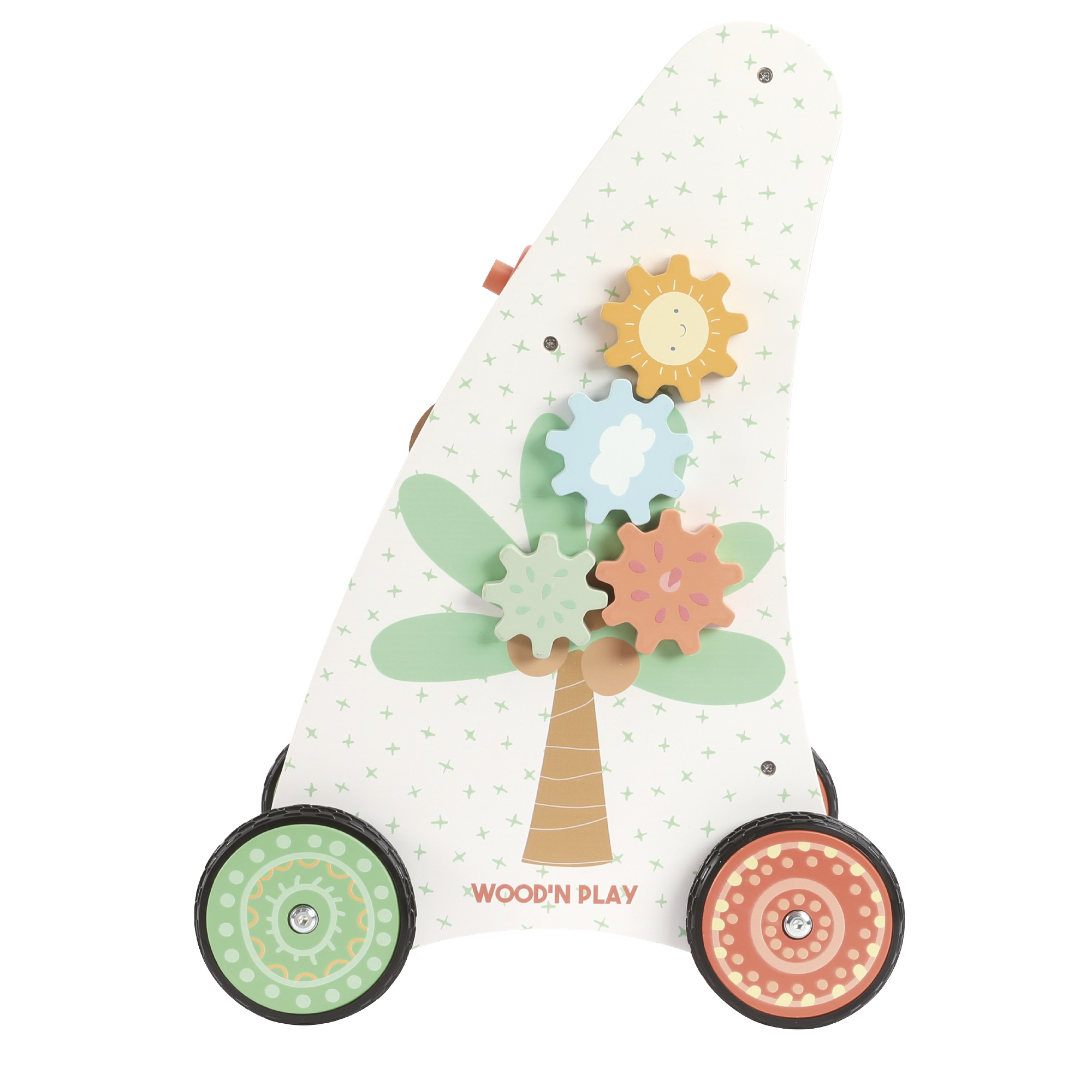 Carrellino primi passi con attività educative e giochi interattivi - WOOD 'N' PLAY