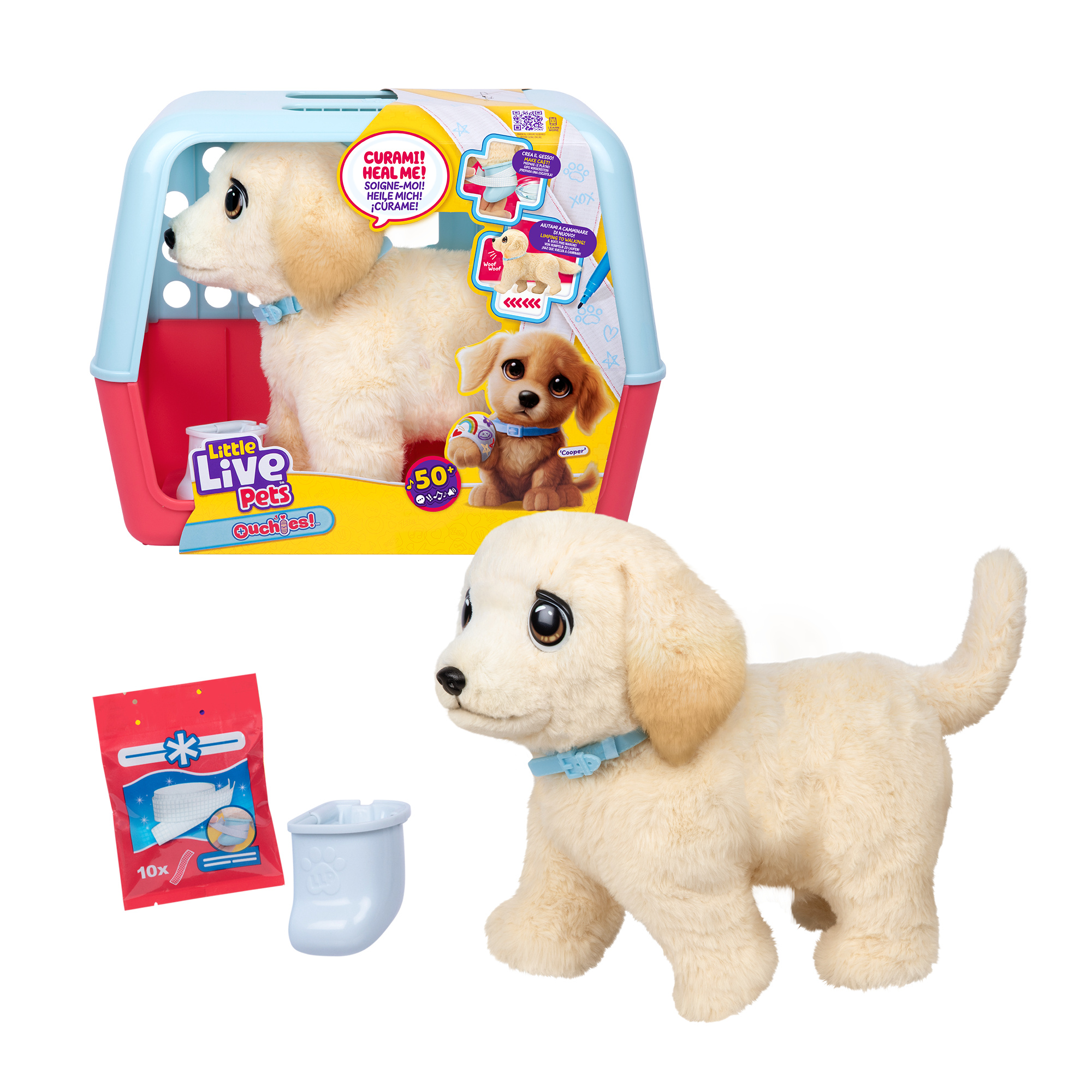 Little live pets ouchies cooper – cucciolo di labrador interattivo - LIVE PETS