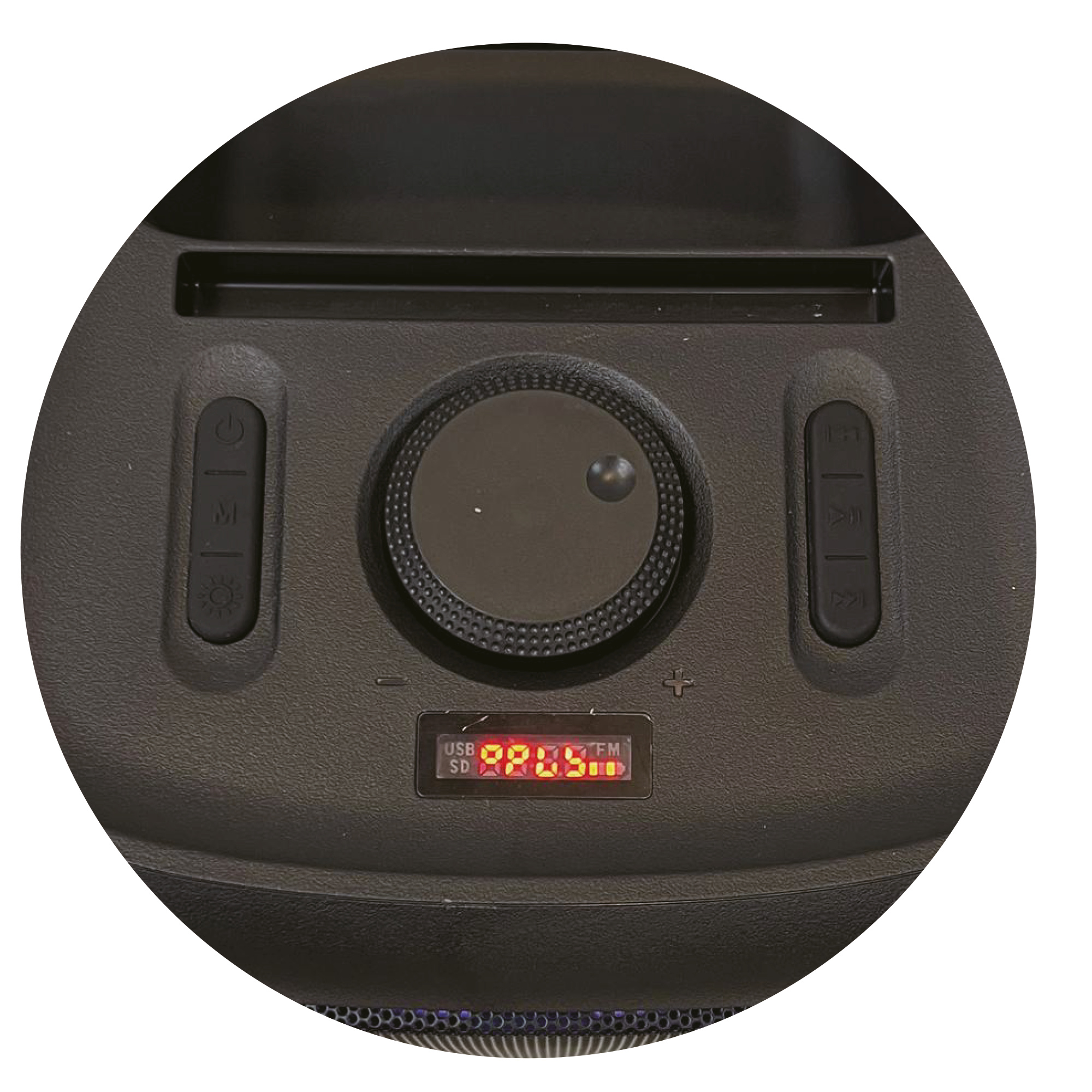 Cassa karaoke pro 200w con microfono e luci led rgb - MUSIC STAR