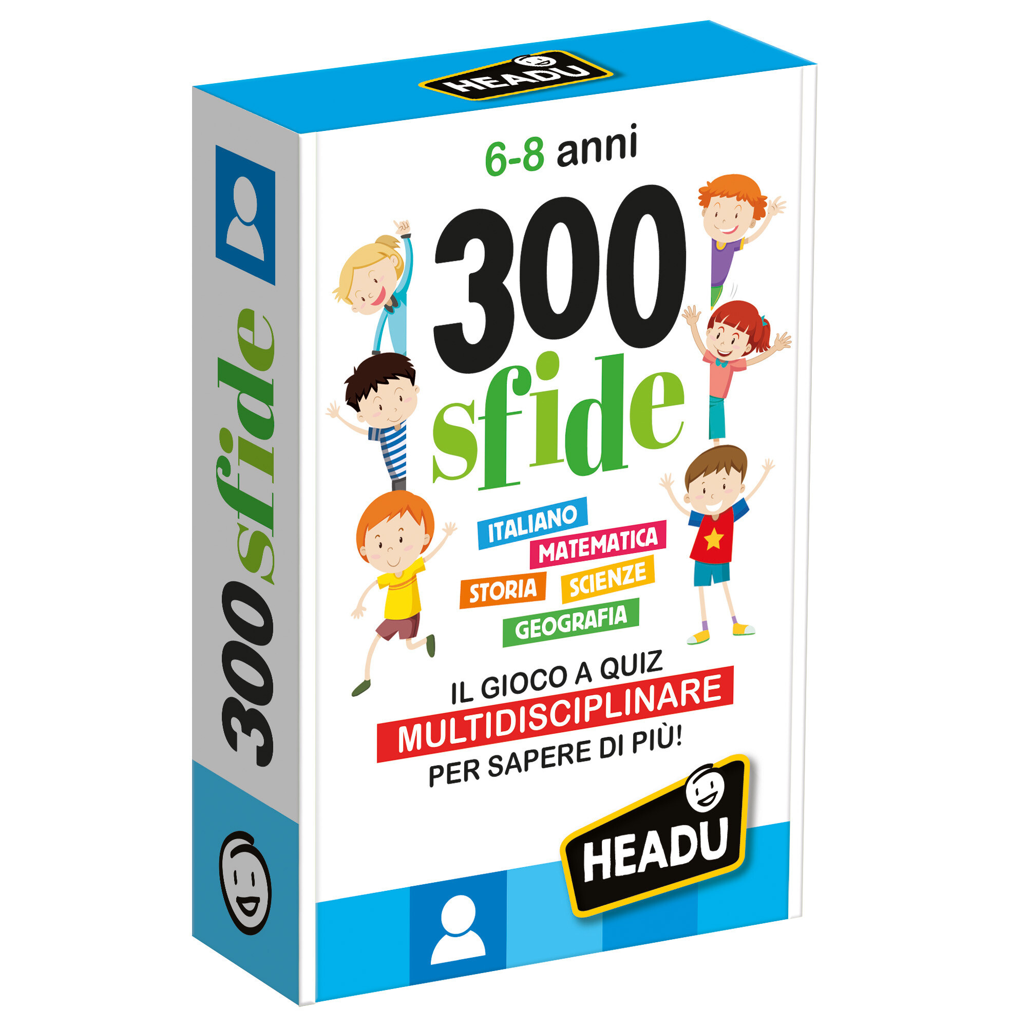 300 sfide 6-8 anni - quiz educativo per sviluppare le competenze - HEADU