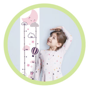 Sticker pop up cameretta 120 cm – adesivo crescita bambini decorativo - BABY SMILE