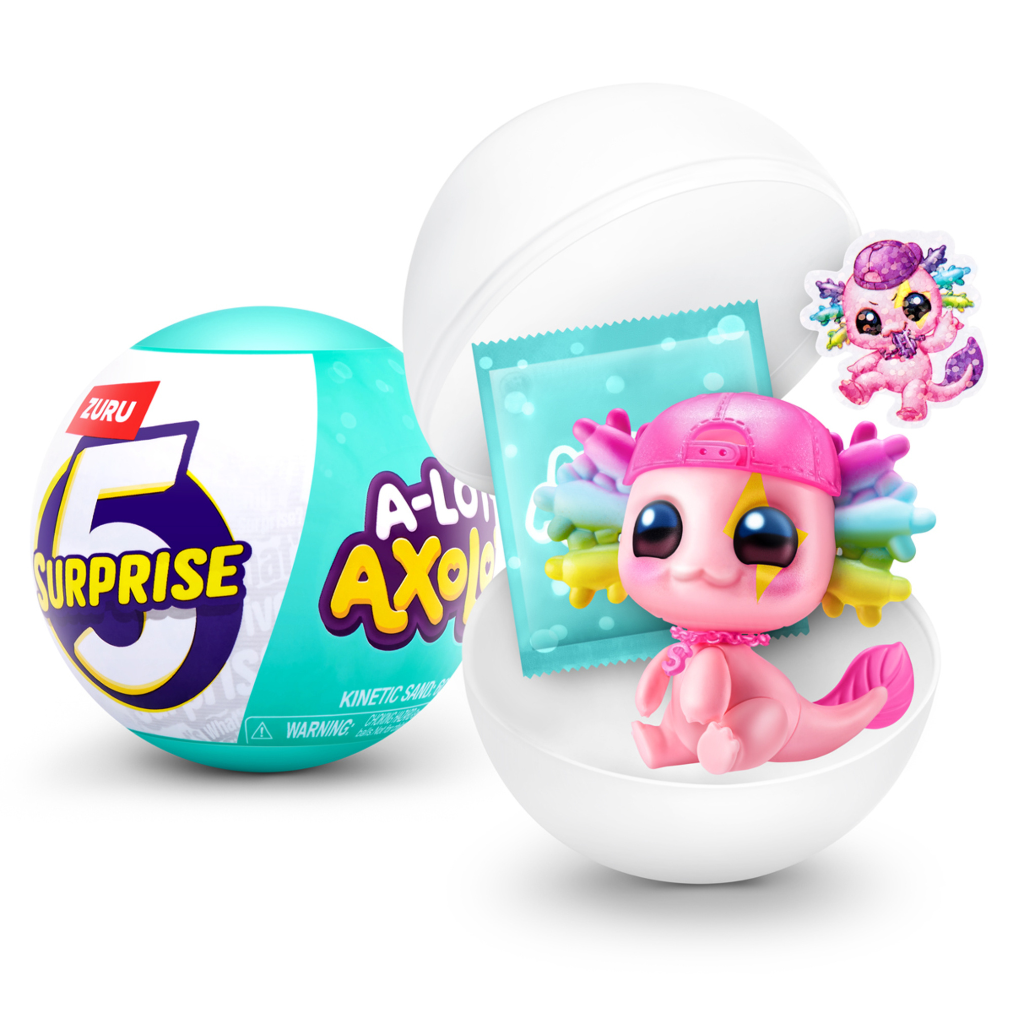 A lot a axolotls zuru - figura sorpresa axolotl da collezione - assortito - MINI BRANDS