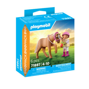 Playmobil duopack 71887 - ragazza con pony - gioco 4+ - Playmobil