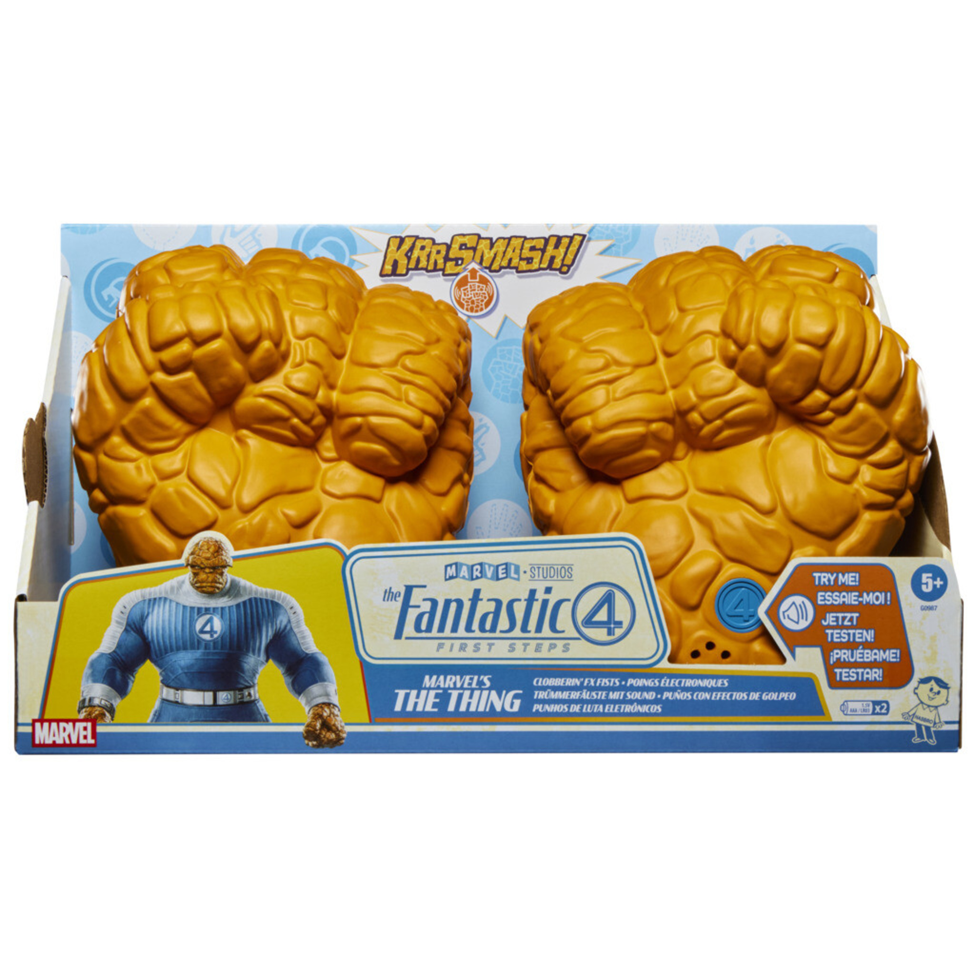 Marvel - fantastici 4 - guanti pugni della cosa hasbro - MARVEL