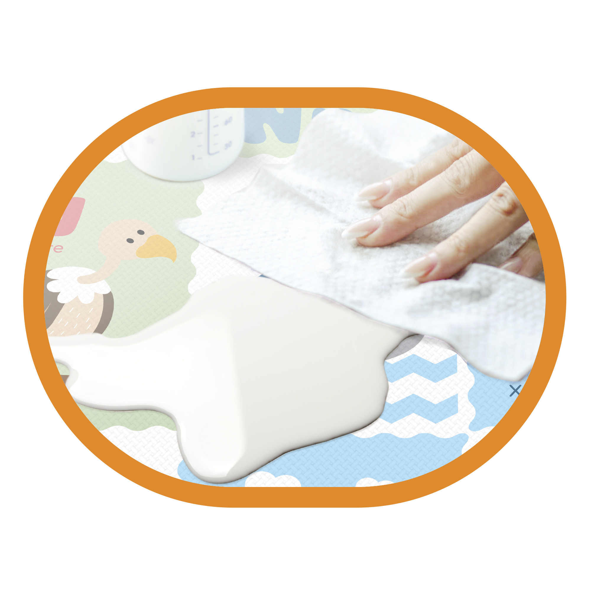 Tappeto gioco supersoft 120x200 cm - sicuro, morbido e colorato - 10m+ - BABY SMILE