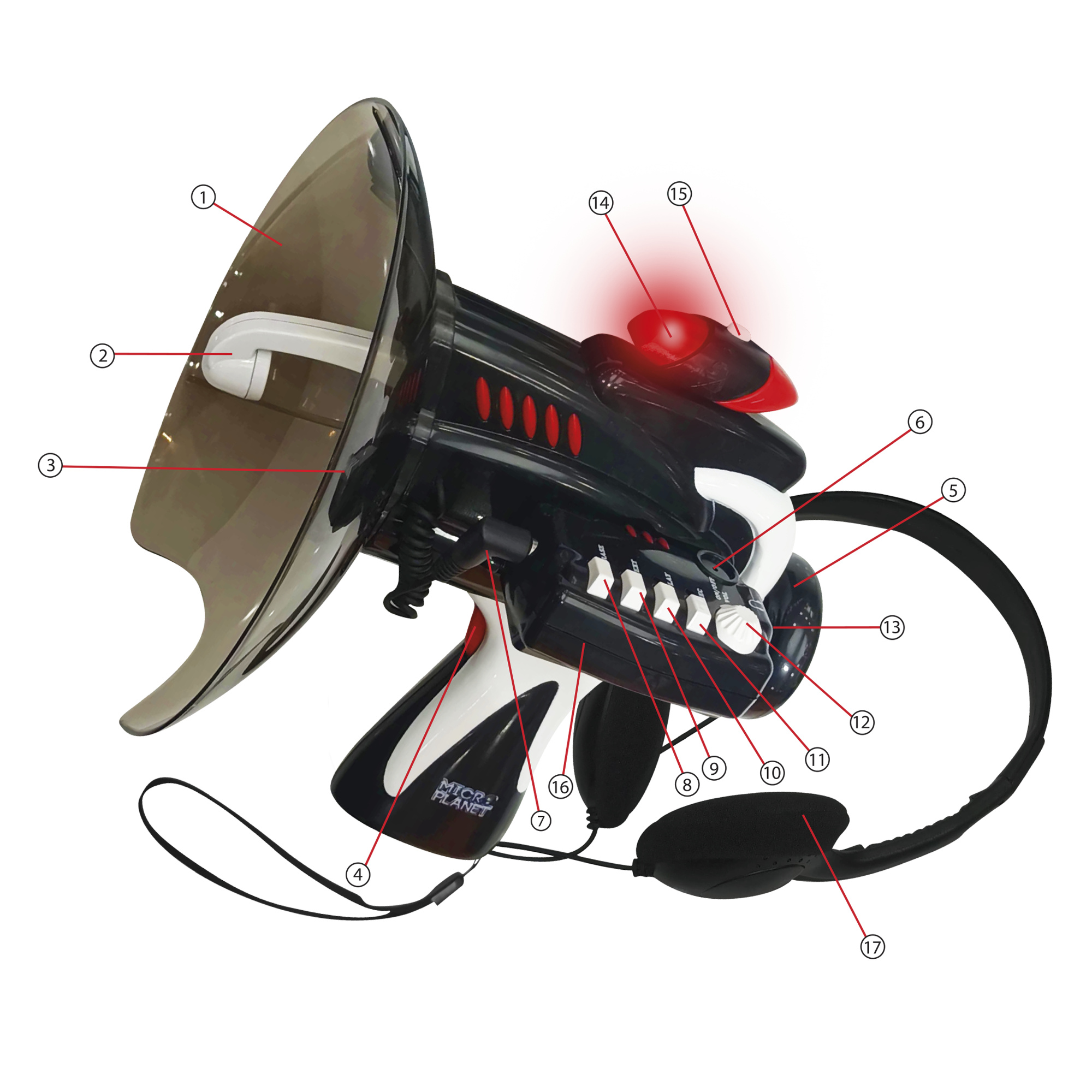 Spylab 4 in 1 – gadget da spia: osserva, ascolta, illumina e registra - MICRO PLANET