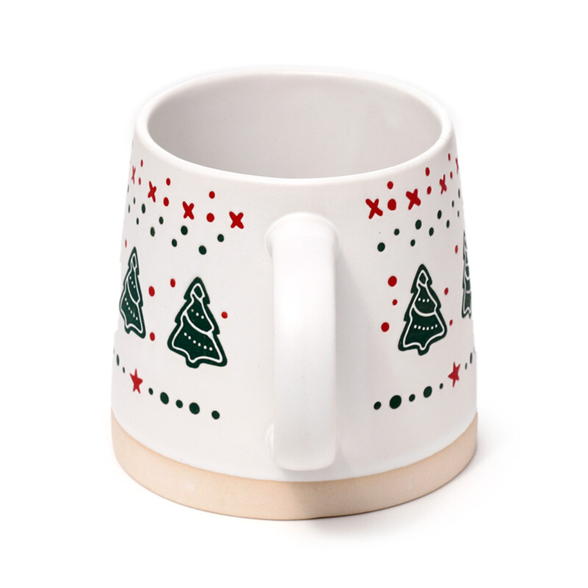 Tazza natalizia in grès porcellanato - albero di natale - PUCKATOR