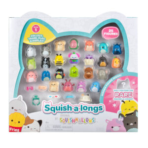Squishmallows mini - confezione esclusiva da 25 personaggi collezionabili - SQUISH A LONGS