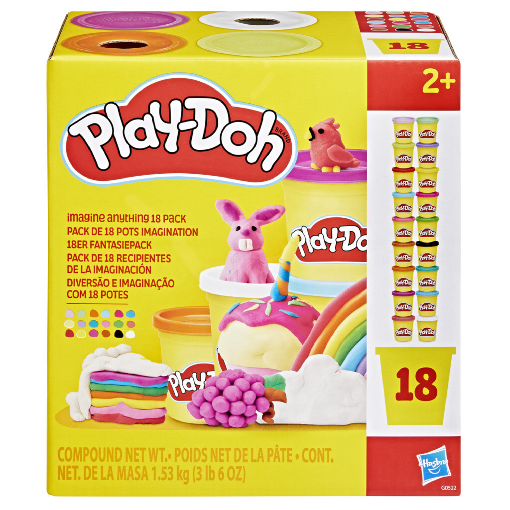 Play-doh - set 18 vasetti pasta da modellare - PLAY-DOH