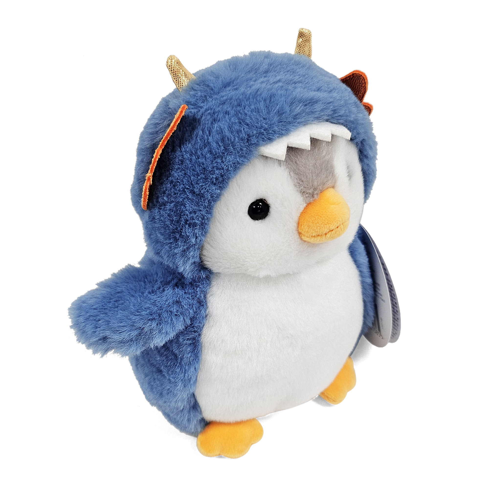 Peluche pinguino travestito 16 cm - unicorno, draghetto o giraffa - morbido e colorato - AMI PLUSH