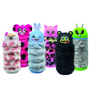 Astuccio mitama a soffietto - silicone con rivestimento in peluche o piumino assortito - MITAMA