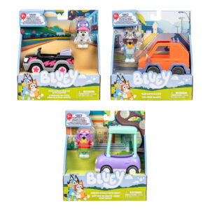 Bluey mini veicolo con personaggio assortito - BLUEY
