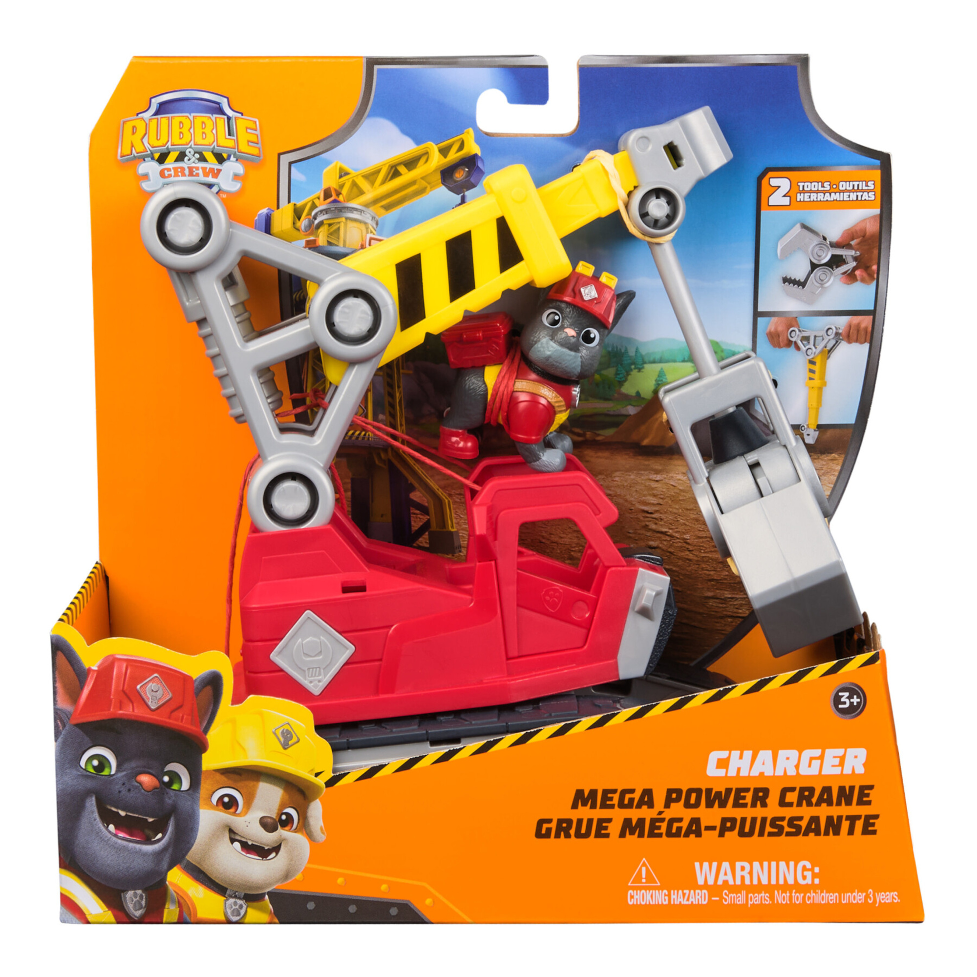 Rubble & crew, mega gru di charger - Paw Patrol