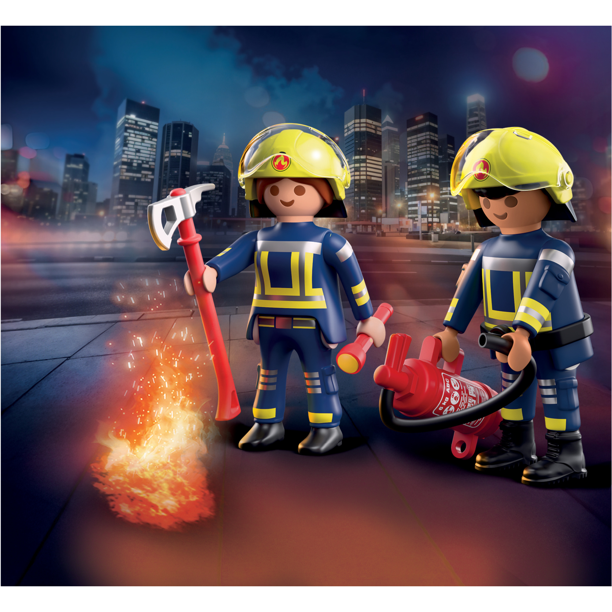 Playmobil duopack 71885 - squadra pompieri - dai 4 anni - Playmobil
