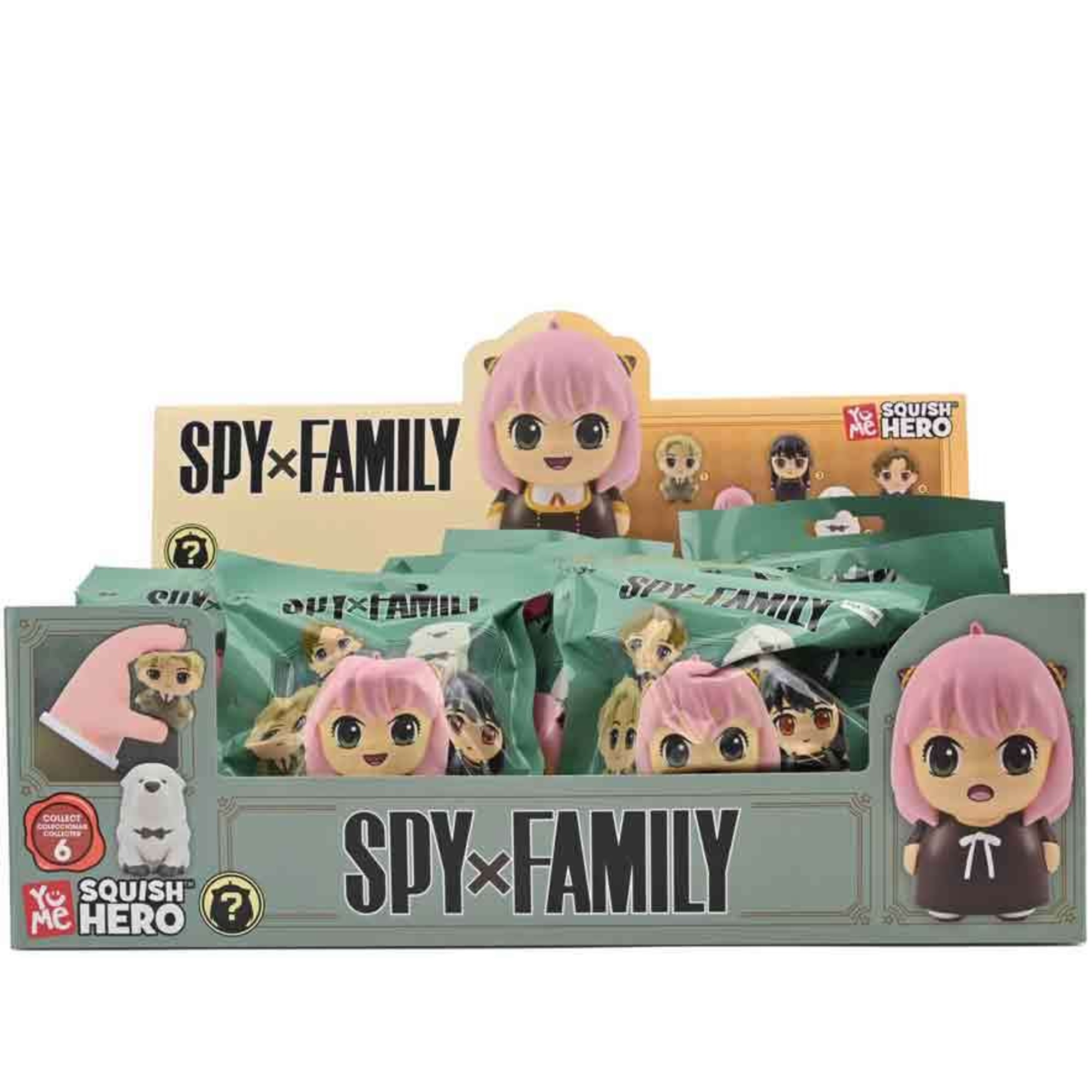 Mini antistress spy x family in schiuma – 12 modelli assortiti - 
