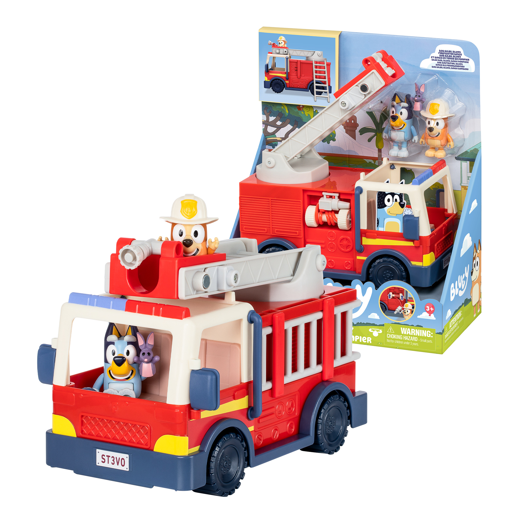 Bluey camion dei pompieri – gioco interattivo per bambini - BLUEY