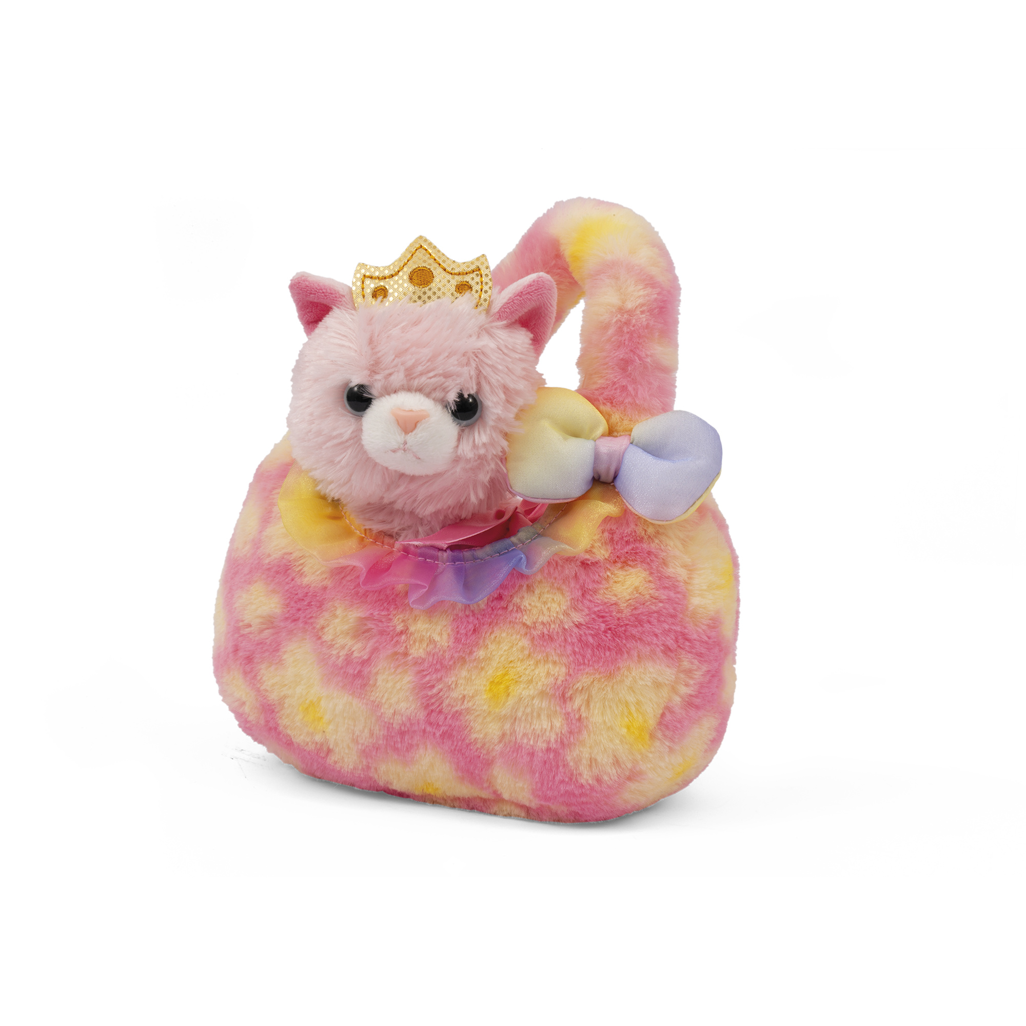 Peluche borsetta 2 in 1 - gattino, cagnolino o unicorno 20 cm - assortito - AMI PLUSH