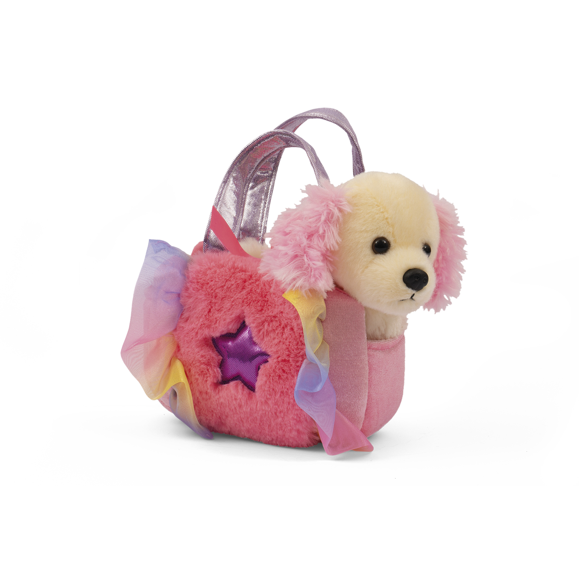 Peluche borsetta 2 in 1 - gattino, cagnolino o unicorno 20 cm - assortito - AMI PLUSH