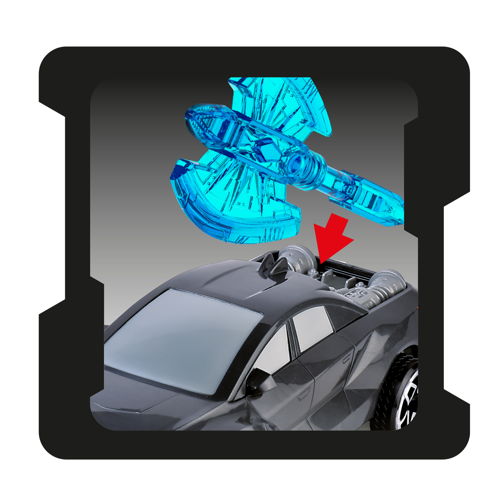 Cyber racer – robot trasformabile in auto con luci e suoni - 