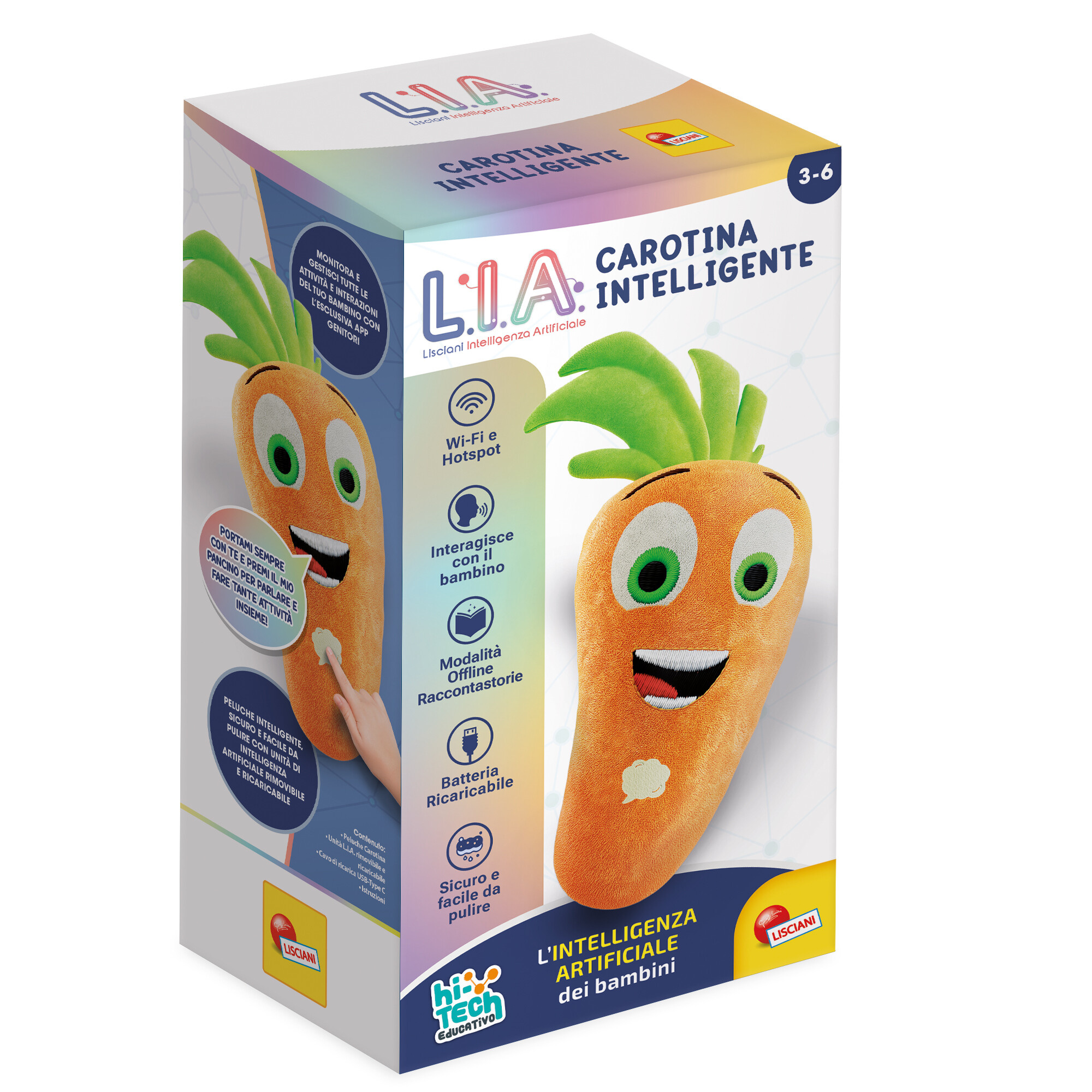 Hi tech educativo l.i.a. carotina intelligente - LISCIANI