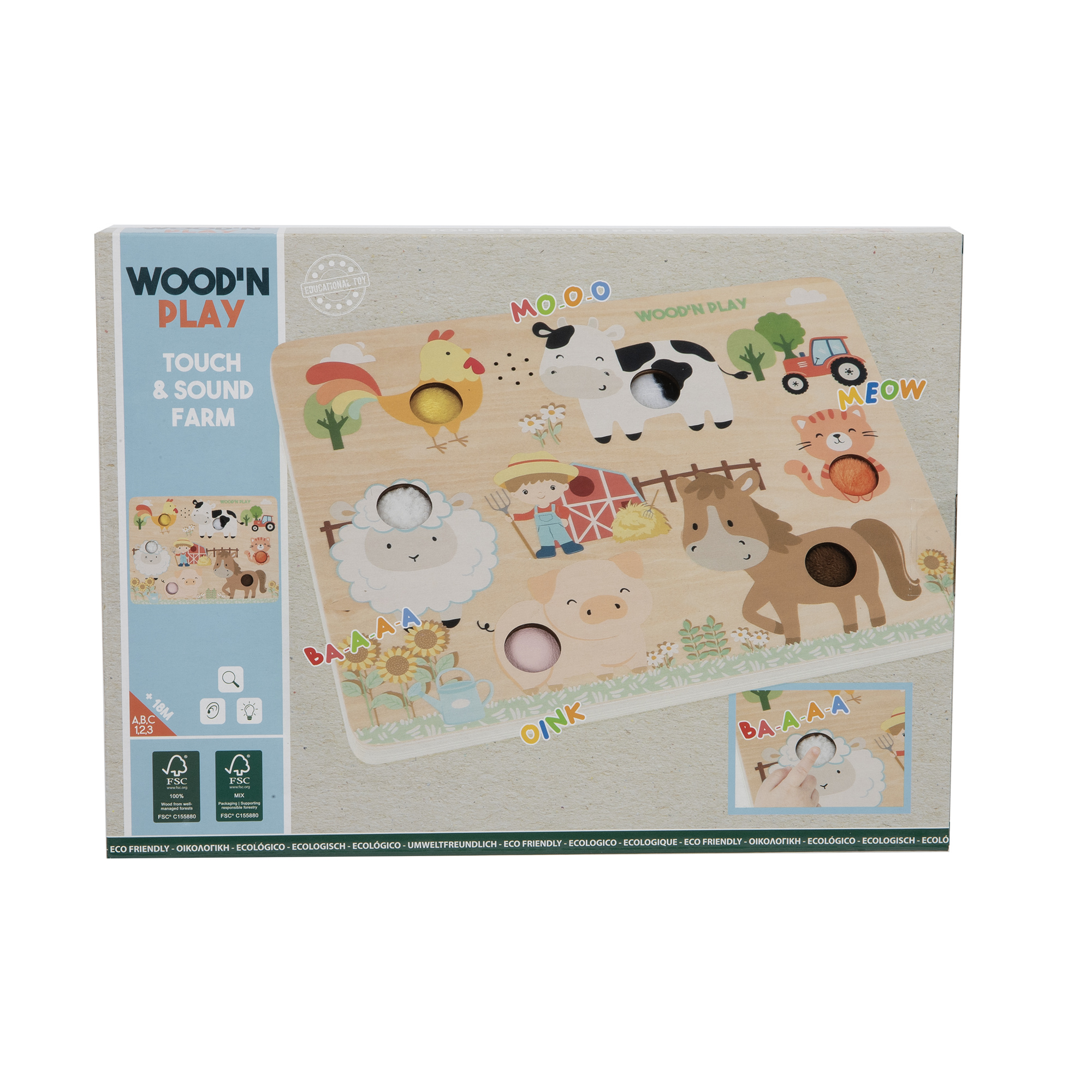 Fattoria tocca & ascolta - WOOD 'N' PLAY