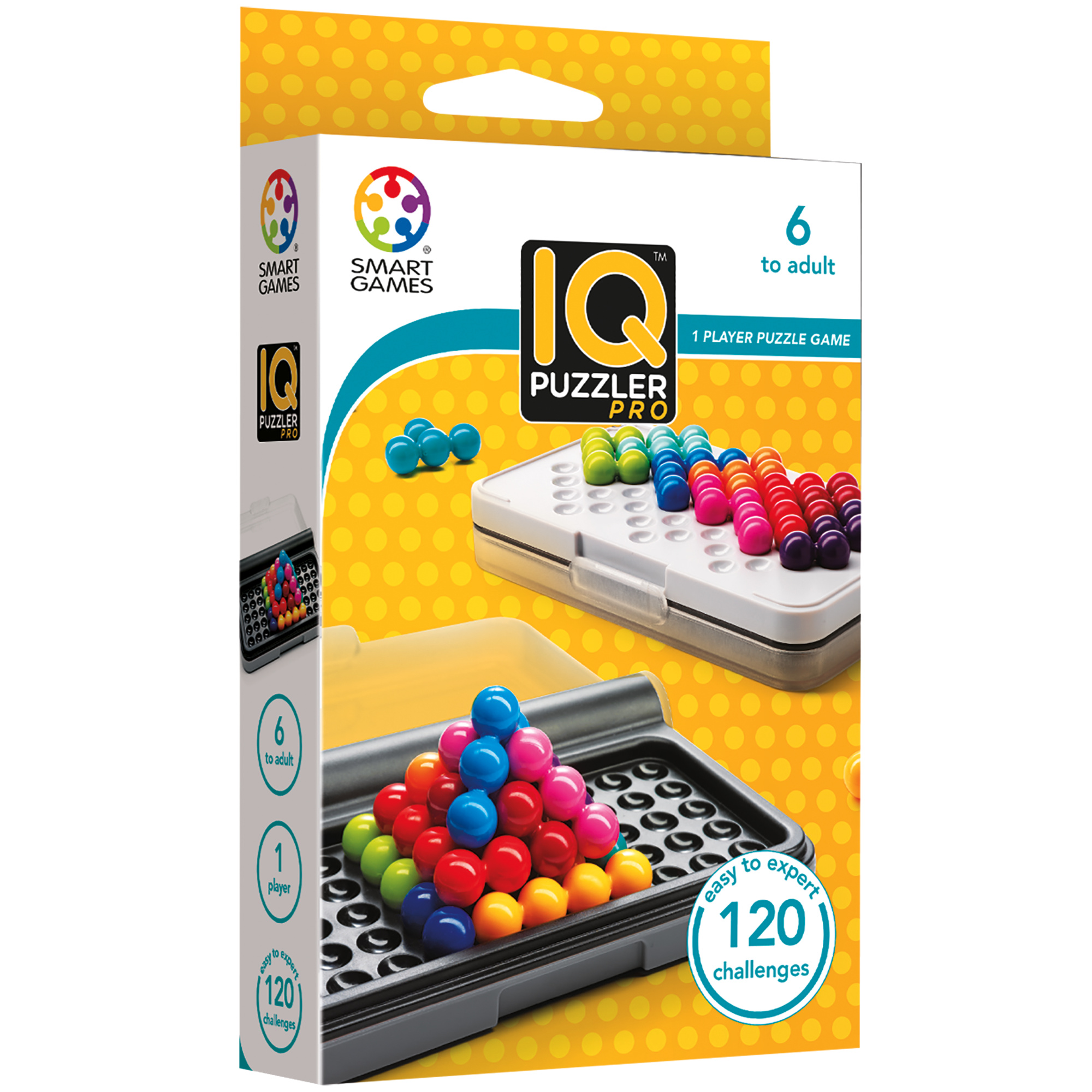 Smart games - iq puzzler pro - display 12 pz. - puzzle per bambini dai 6 anni in su - SMART