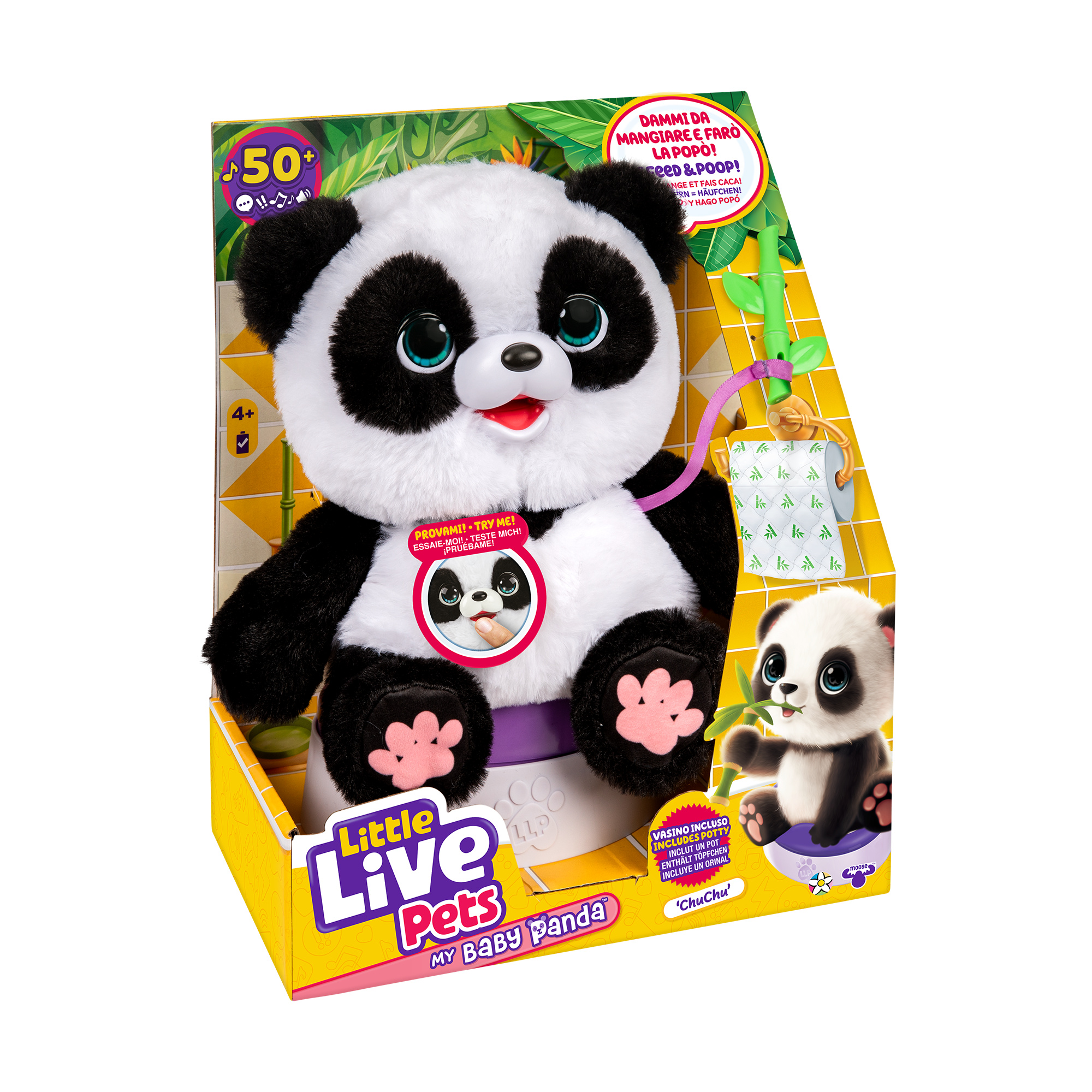 Little live pets chu chu – il dolce baby panda interattivo - LIVE PETS