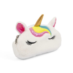 Astuccio in peluche morbido – axolotl e unicorno, divertente e pratico - CREA MANIA