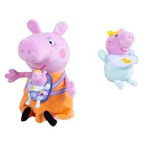 Mamma pig e piccola evie in morbido peluche di simba - PEPPA PIG