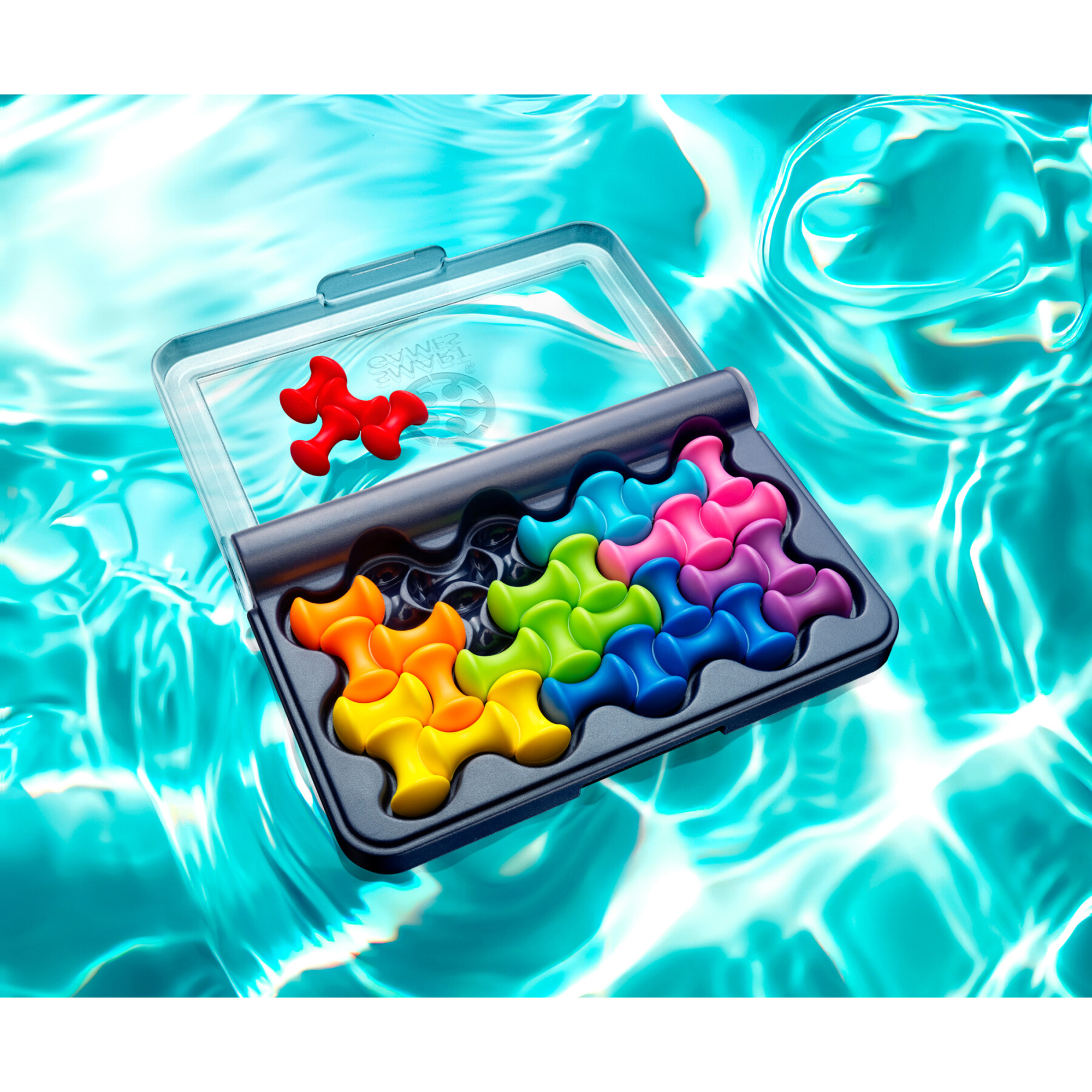 Smart games - iq waves - display 12 pz. - puzzle per bambini dai 6 anni in su - SMART