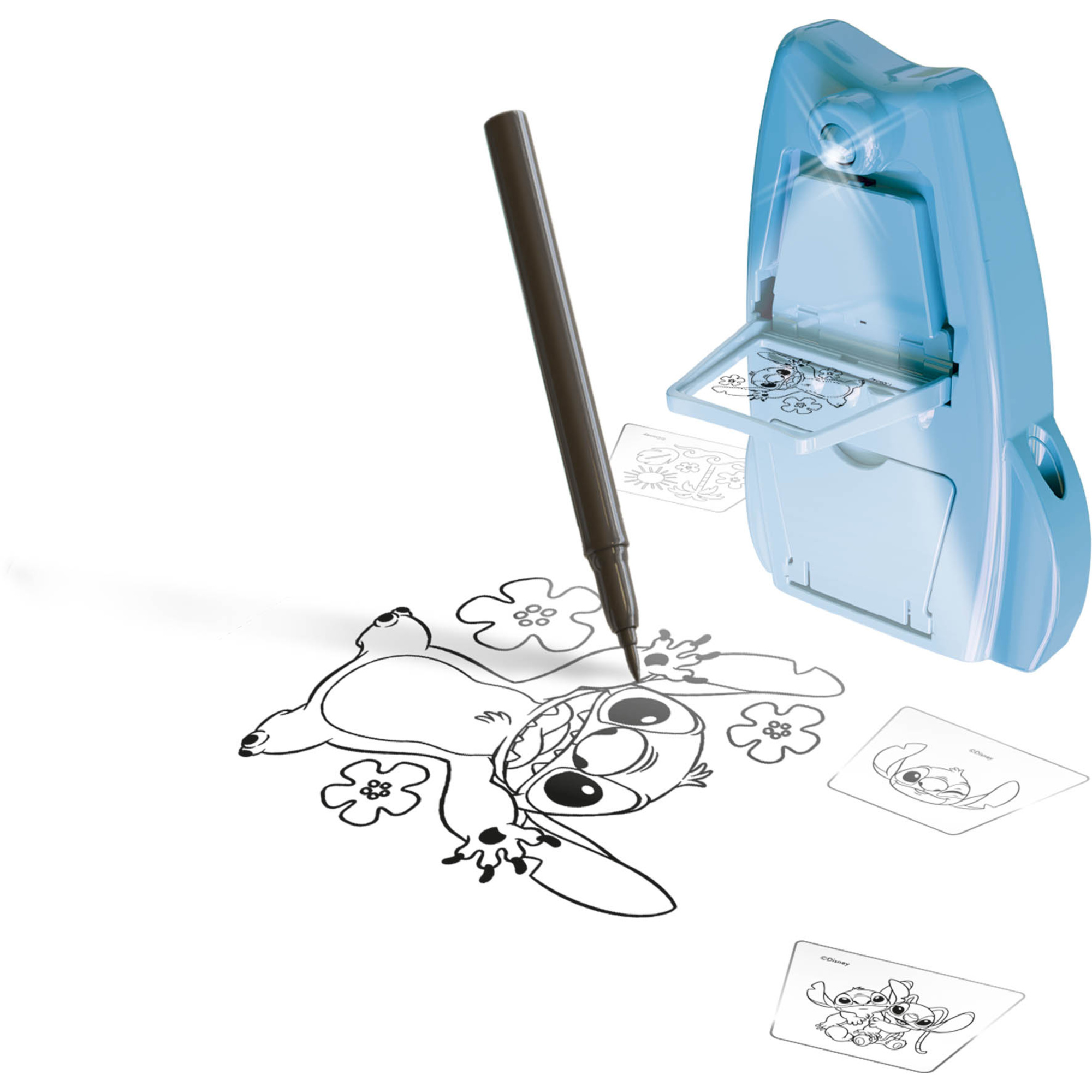 Proiettore per disegnare stitch e angel magic lign - Disney Stitch