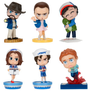 Stranger things personaggi  protagonisti della serie netflix in versione "chibi" da 5 cm - assortito - Stranger Things