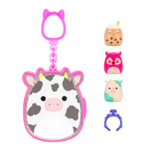 Squish a long porta-charms con 3 personaggi inclusi - assortito - SQUISH A LONGS