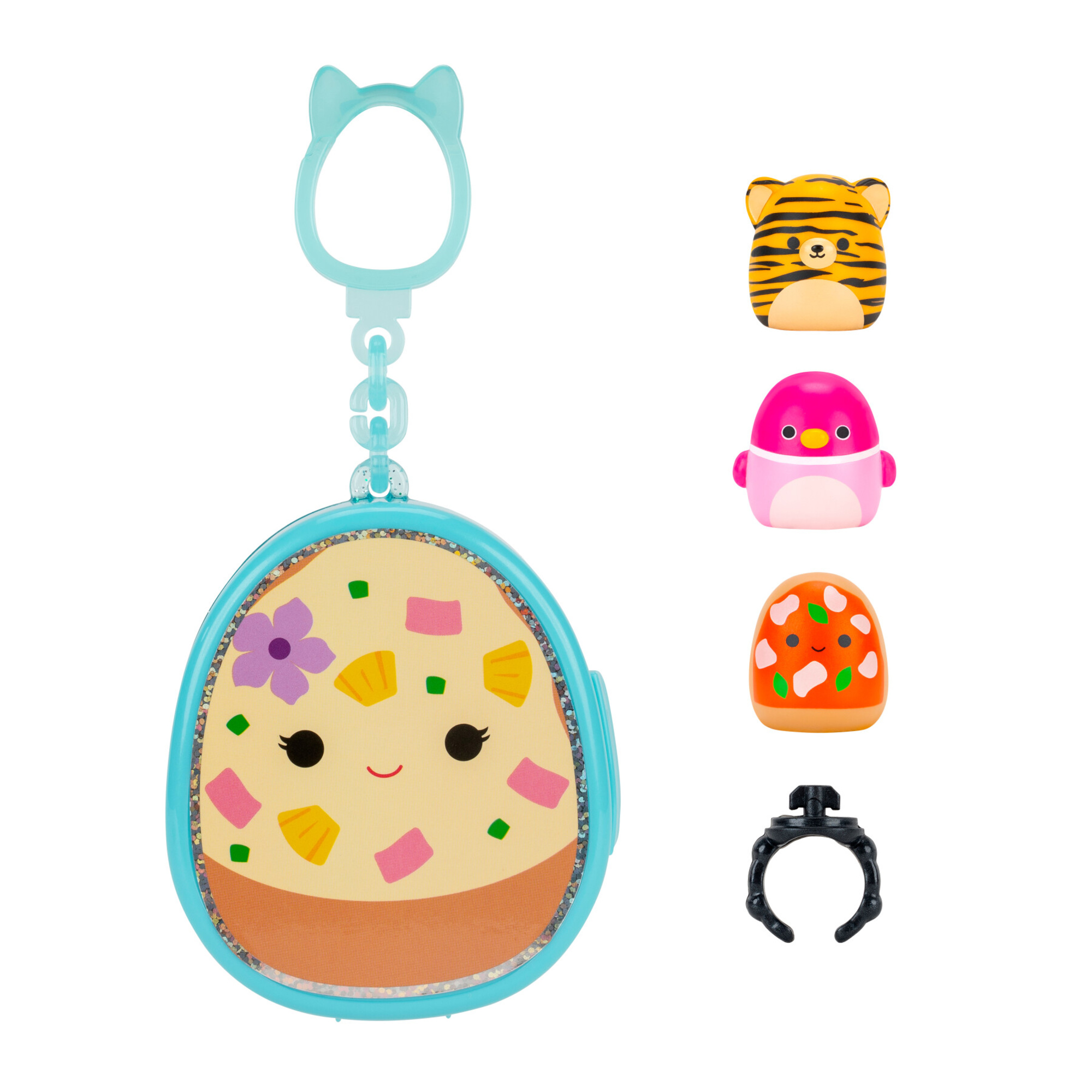 Squish a long porta-charms con 3 personaggi inclusi - assortito - SQUISH A LONGS