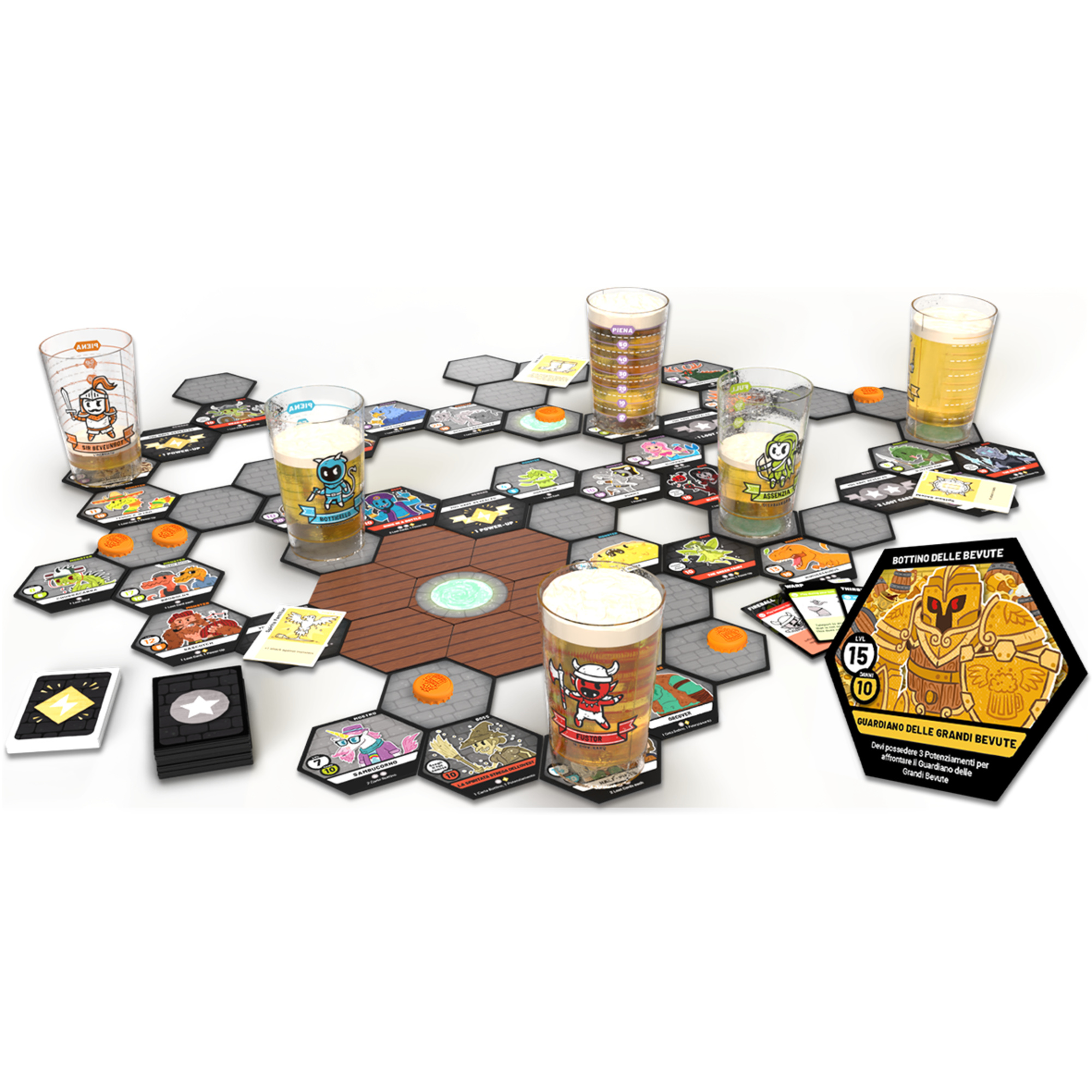 Eroi di barcadia – party game fantasy per adulti 18+ - 